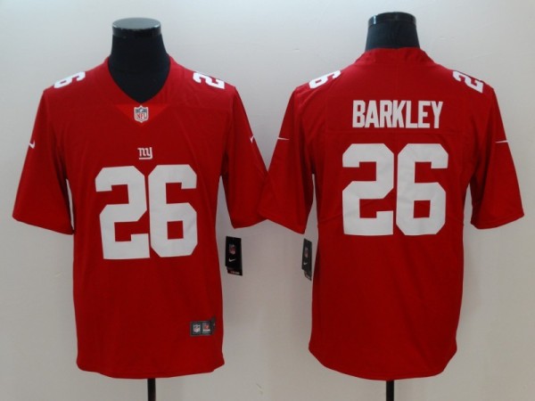  Nike New York Giants #26 Saquon Barkley Red Inverted Legend Men Jersey