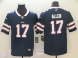 Nike Buffalo Bills #17 Josh Allen Navy Inverted Legend Men Jersey