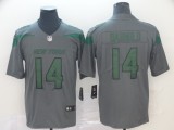 Nike New York Jets #14 Sam Darnold Grey Inverted Legend Men Jersey