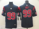 Nike Houston Texans #99 J.J. Watt Navy Color Rush Limited Men New Jersey