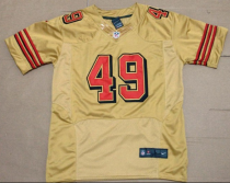 Men's Nike Customized San Francisco 49ers Gold Elite Jersey