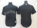 MLB Rockies Blank Black 2019 Players' Weekend Player Men Jersey