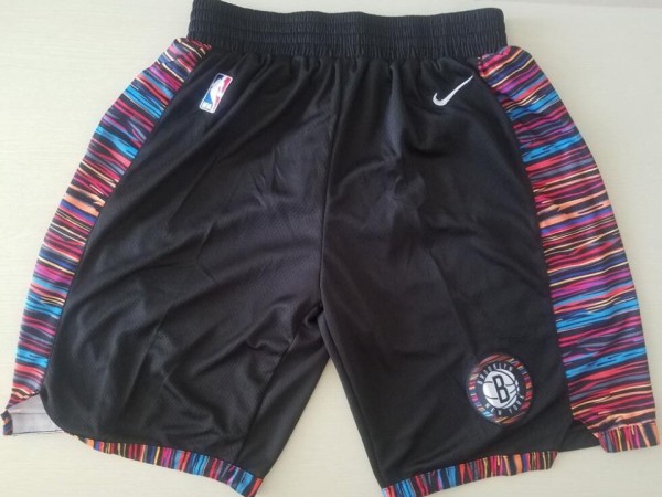  NBA Brooklyn Nets Black Men's Shorts