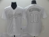 MLB Dodgers #10 Justin Turner RedTurn2 White 2019 Players Weekend Player Men Jersey