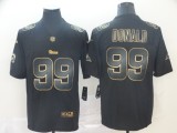 Nike Rams #99 Aaron Donald Black Gold Vapor Untouchable Limited Men Jersey