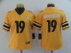 Women Nike Pittsburgh Steelers #19 JuJu Smith-Schuster Inverted Legend Gold Jersey