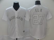 MLB Blue Jays  #27 Vladimir Guerrero Jr. El K White 2019 Players Weekend Player Men Jersey