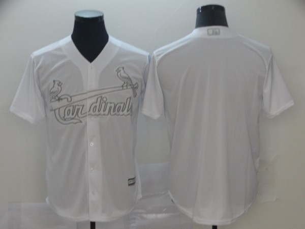 MLB Cardinals Blank White 2019 Players Weekend Player Men Jersey