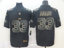 Nike Jets #33 Jamal Adams Black Gold Vapor Untouchable Limited Men Jersey