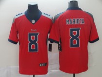 Nike Titans #8 Marcus Mariota Red Inverted Legend Men Jersey