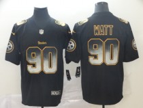 ittsburgh Steelers #90 T. J. Watt 2019 Black Smoke Fashion Limited Men Jersey