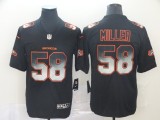 Denver Broncos #58 Von Miller 2019 Black Smoke Fashion Limited Men Jersey