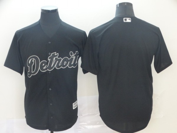 MLB Detroit Tigers Blank Black 2019 Players' Weekend Player Men Jersey