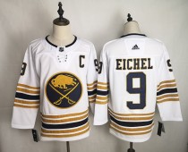 NHL Sabres #9 Jack Eichel White 50th anniversary Adidas Men Jersey