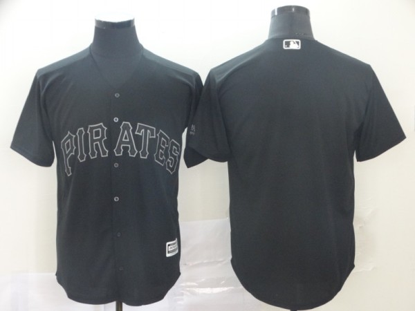 MLB Pirates Blank Black 2019 Players Weekend Player Men Jersey