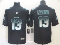 Miami Dolphins #13 Dan Marino 2019 Black Smoke Fashion Limited Men Jersey