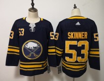 NHL Sabres #53 Jeff Skinner Navy Adidas Men Jersey