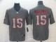 Nike Chiefs #15 Patrick Mahomes Gray Static Vapor Untouchable Limited Men Jersey