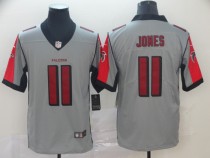 Nike Falcons 11 Julio Jones Grey Inverted Legend limited Men Jersey