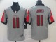Nike Falcons 11 Julio Jones Grey Inverted Legend limited Men Jersey