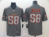 Nike Broncos #58 Von Miller Gray Static Vapor Untouchable Limited Men Jersey