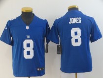 Youth Nike New York Giants #8 Jones Blue Vapor Untouchable Limited Jersey