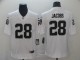Nike Oakland Raiders #28 Josh Jacobs White Men's Stitched NFL Vapor Untouchable Limited Jersey