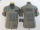 Youth Nike Eagles #11 Carson Wentz 2019 Olive Salute To Service Limited Jersey