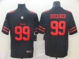 Nike San Francisco 49ers #99 Buckner Black Vapor Untouchable Limited Jersey