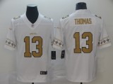 Men's New Orleans Saints #13 Michael Thomas White 2019 Team Logo Cool Edition Jersey