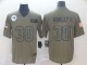 Nike Rams #30 Todd Gurley II 2019 Olive Salute To Service Limited Men Jersey