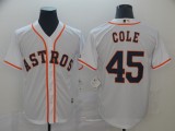 MLB Houston Astros #45 Cole White Game Mens Jersey