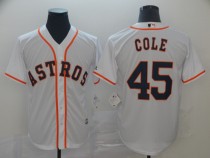 MLB Houston Astros #45 Cole White Game Mens Jersey