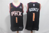 NBA Suns #1 Devin Booker Black Nike Swingman Men Jersey