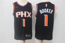NBA Suns #1 Devin Booker Black Nike Swingman Men Jersey