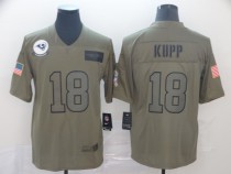 Men's Los Angeles Rams #18 Cooper Kupp 2019  Salute To Service Limited Jersey