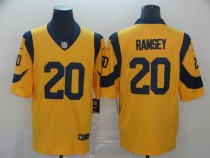 Men's Los Angeles Rams #20 Jalen Ramsey Yellow Vapor Untouchable Limited Jersey