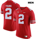 NCAA Men's Ohio State Buckeyes #2 Chase Young Red Jersey