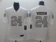 Nike Raiders #24 Woodson White Color Rush Limited Jersey