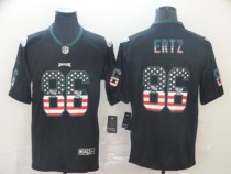 Men's Philadelphia Eagles #86 Zach Ertz USA Flag Limited Men Jersey