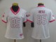 Women's Nike San Francisco 49ers #85 George Kittle White/Pink Vapor Untouchable Limited Jersey