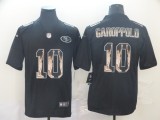 Men's San Francisco 49ers #10 Jimmy Garoppolo 2019 Black Statue Of Liberty Limited Jersey