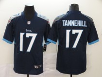 Men's Tennessee Titans #17 Ryan Tannehill Navy Vapor Untouchable Limited Jersey