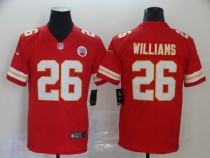 Men's Kansas City Chiefs #26 Damien Williams Red Vapor Untouchable Limited Jersey