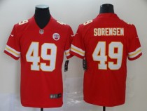 Men's Kansas City Chiefs #49 Daniel Sorensen Red Vapor Untouchable Limited Jersey
