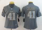 Women's New Orleans Saints #41 Alvin Kamara 2019 Gray Fashion Static Limited Jersey