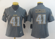 Women's New Orleans Saints #41 Alvin Kamara 2019 Gray Fashion Static Limited Jersey