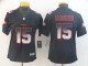 Women's Kansas City Chiefs #15 Patrick Mahomes Black 2019 Smoke Fashion Limited Jersey