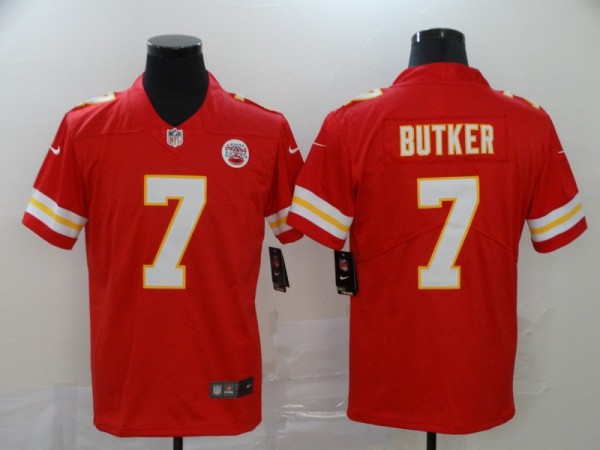 Nike Men's Kansas City Chiefs #7 Harrison Butker Vapor Untouchable Limited Jersey