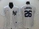 MLB New York Yankees #26 DJ LeMahieu White Game Nike Jersey